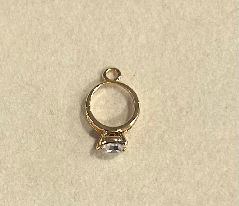 CZ Ring Charm