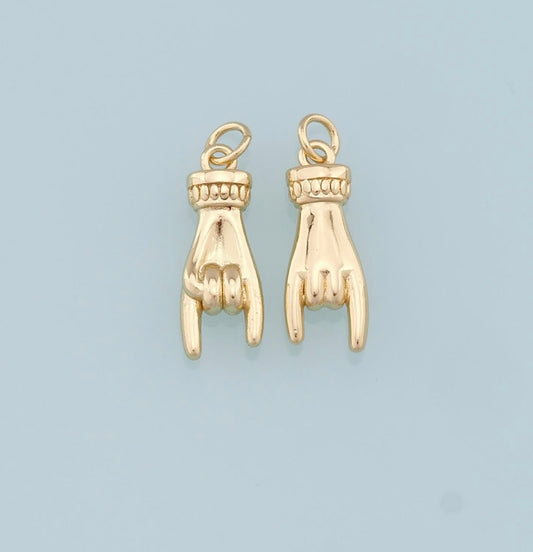 Hand Sign Gesture Charm